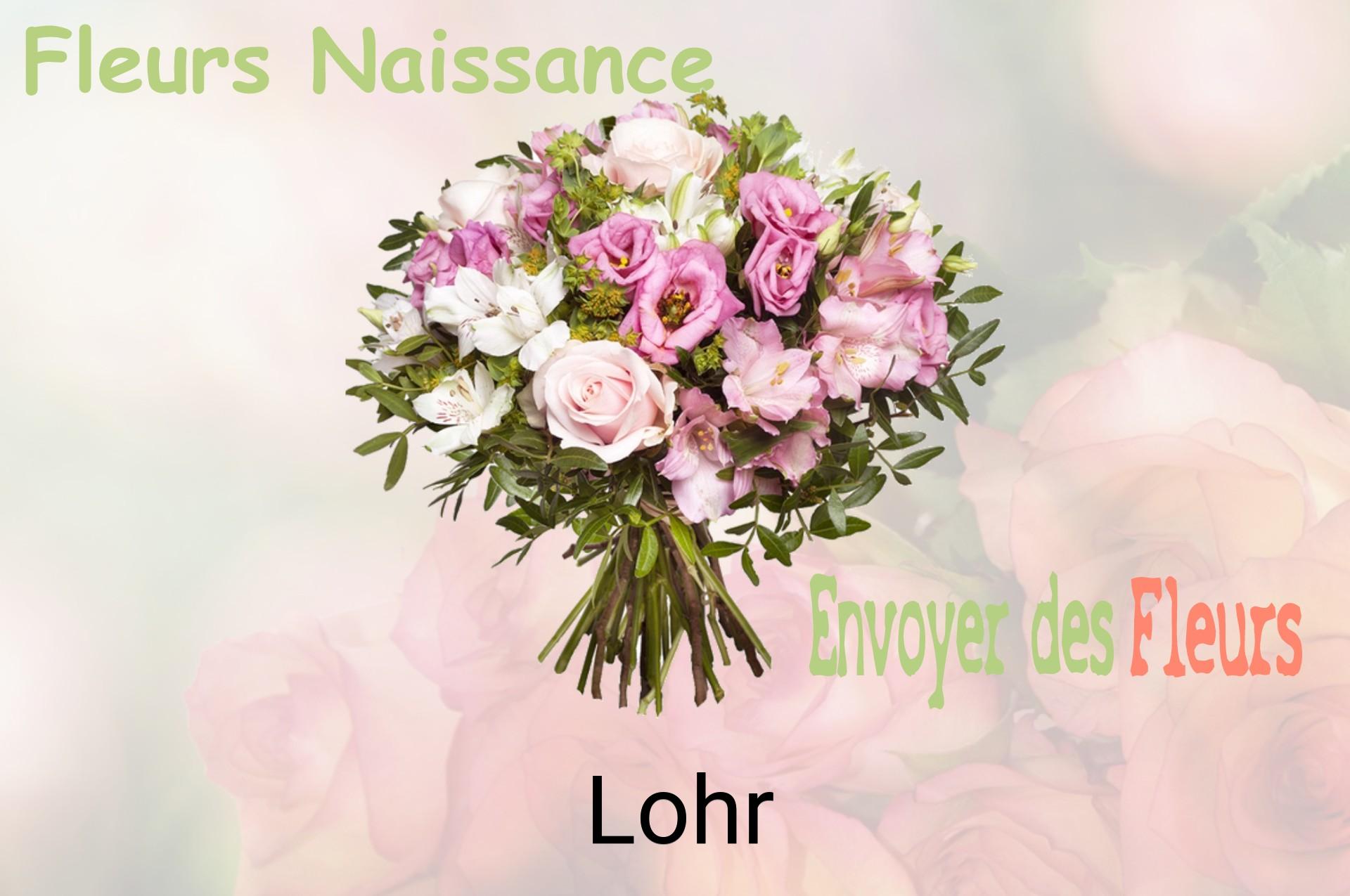 Bouquet de fleurs de naissance livré à Lohr
